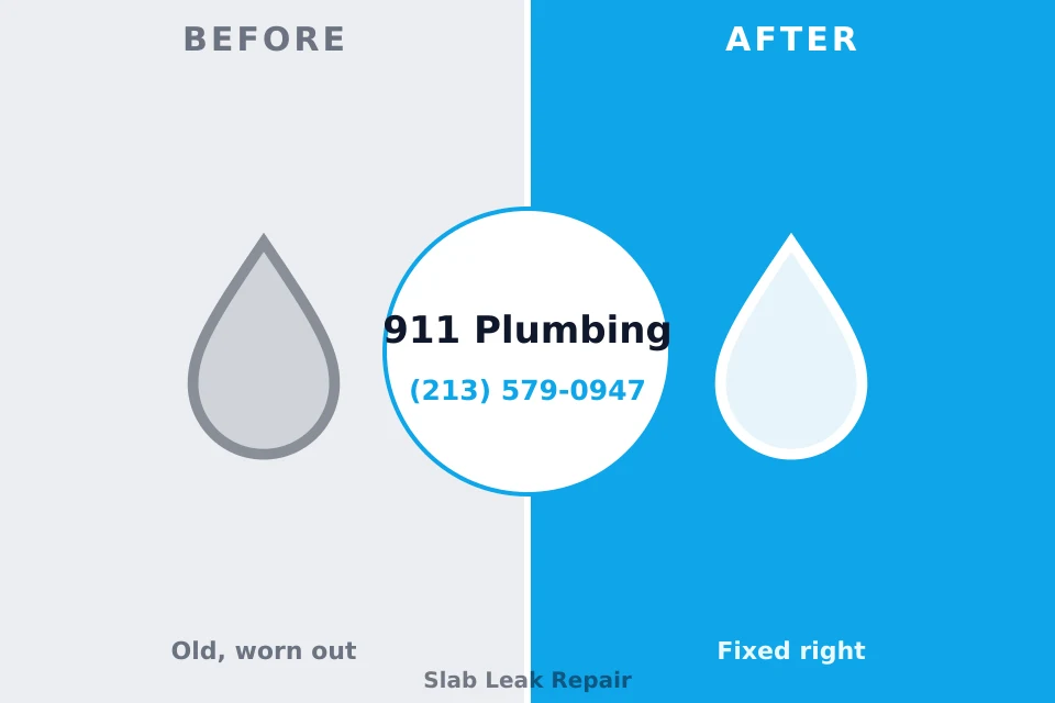 Before and after: plumbing repair Abbeville, AL